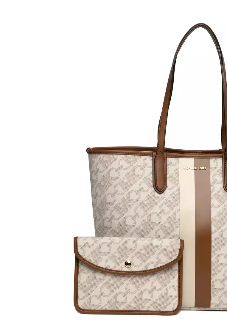 Michael kors coated canvas tote