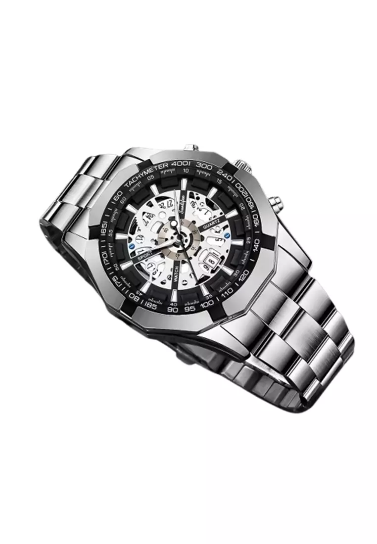 Jam Tangan Pria Analog Watch Quartz Waterproof - B-45 Original