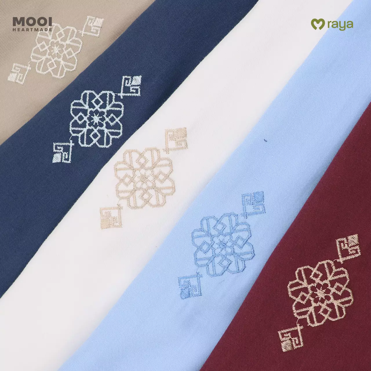 Mooi Arham Koko Set Setelan Koko Anak Raya Collection Basic Series 2026 - Sky Blue