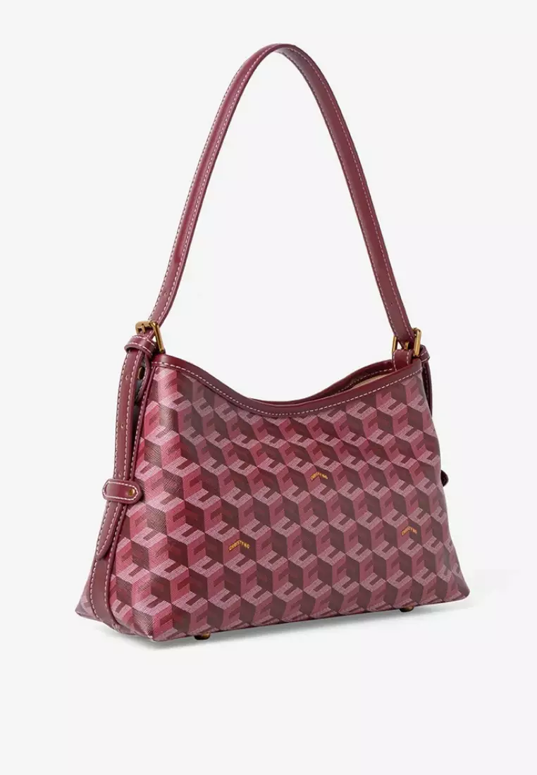 Nico Shoulder Bag Burgundy