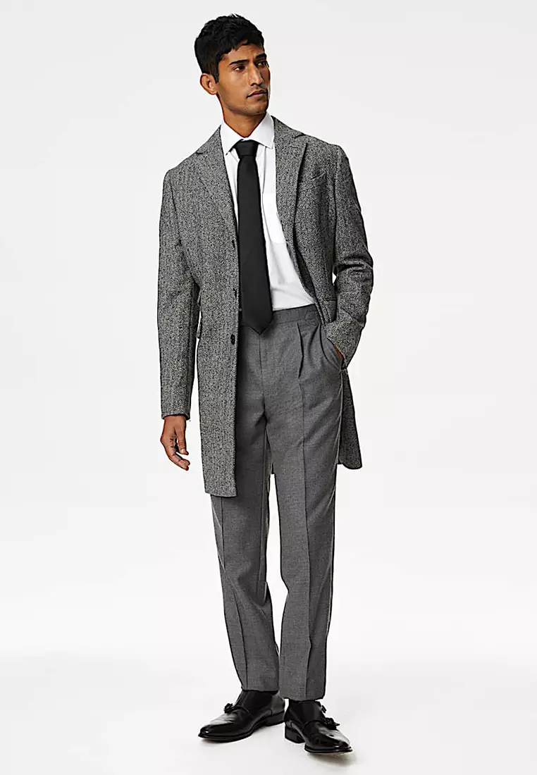 Shorter Length Regular Fit Easy Iron Shirt