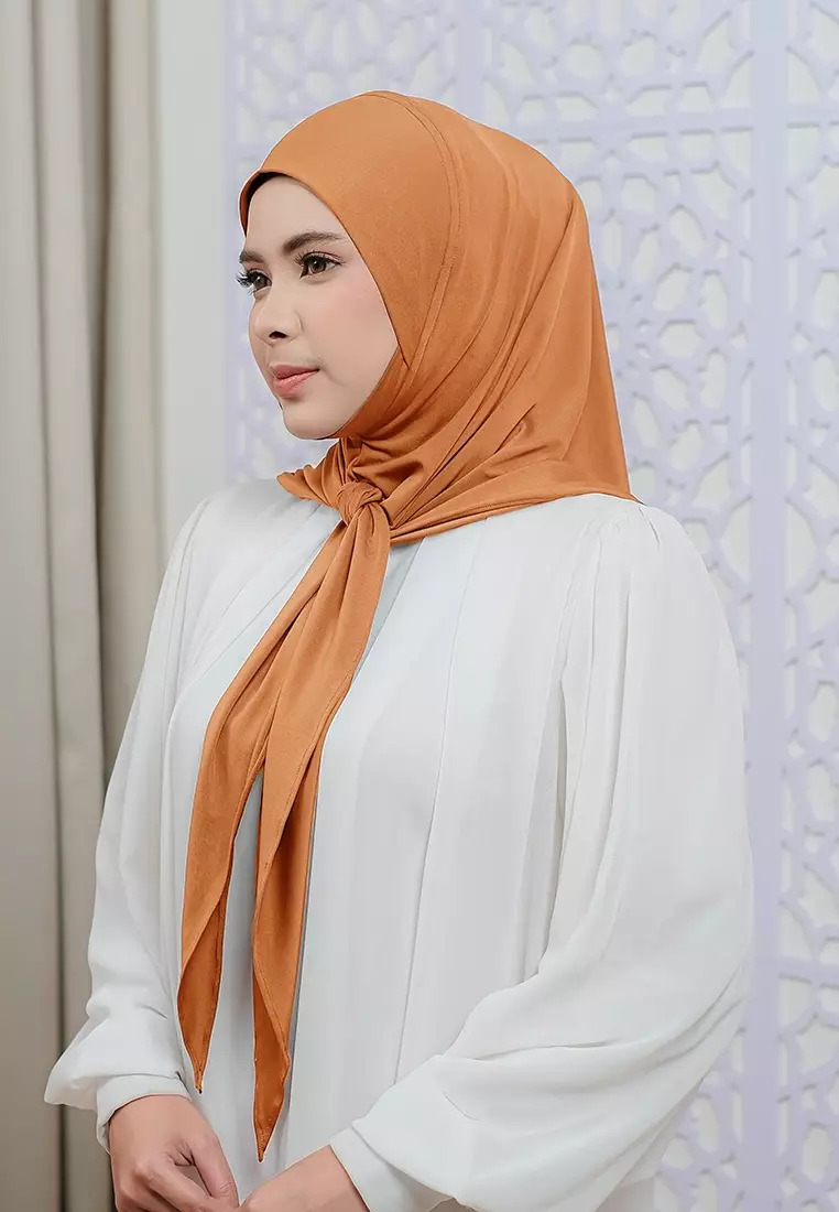 HIJAB INSTAN LUNA - SOFT ORANGE