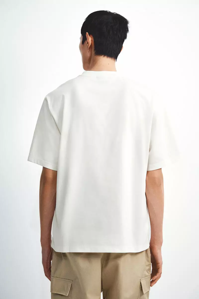 Printed cotton T-shirt