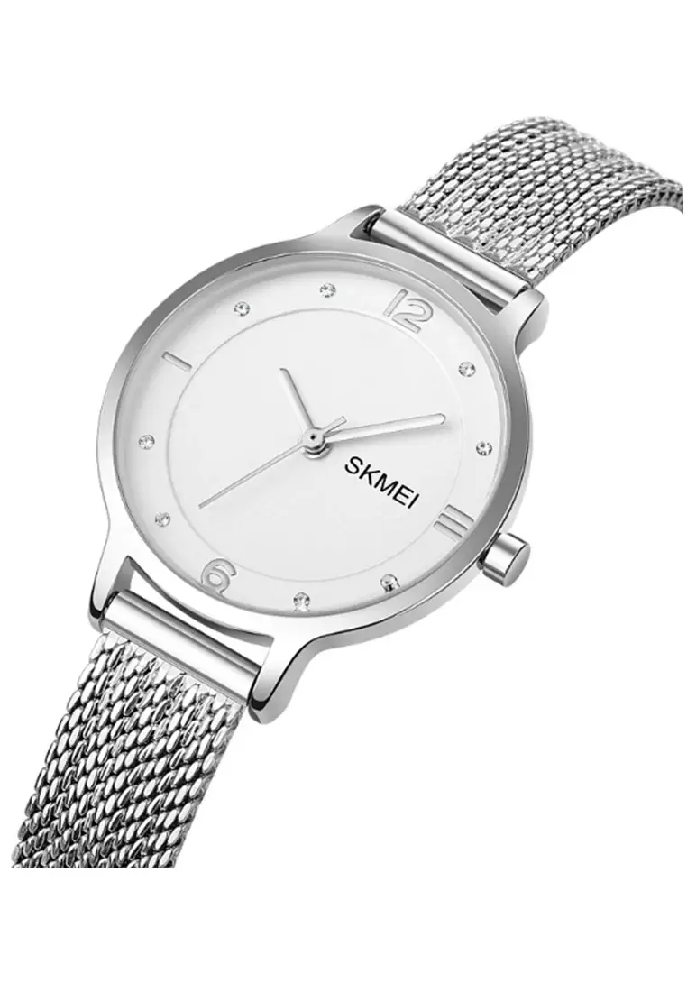 Jam Tangan Analog Wanita Waterproof Strap Tali Material Stainless Steel IR86 ORIGINAL