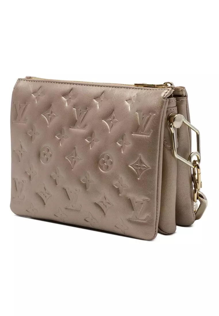 Pre-Loved Louis Vuitton Monogram Embossed Puffy Lambskin Coussin Bb