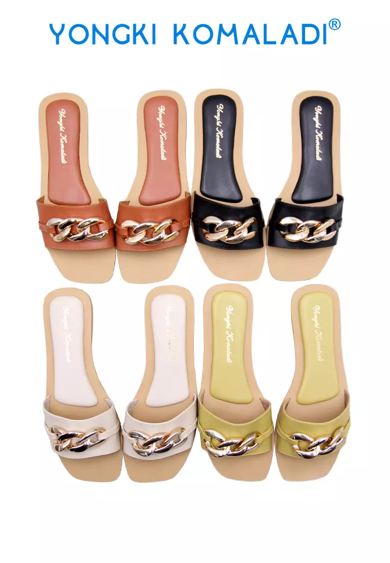 [ ORIGINAL ] YONGKI KOMALADI SANDAL OL-BY42205-23 CREAM