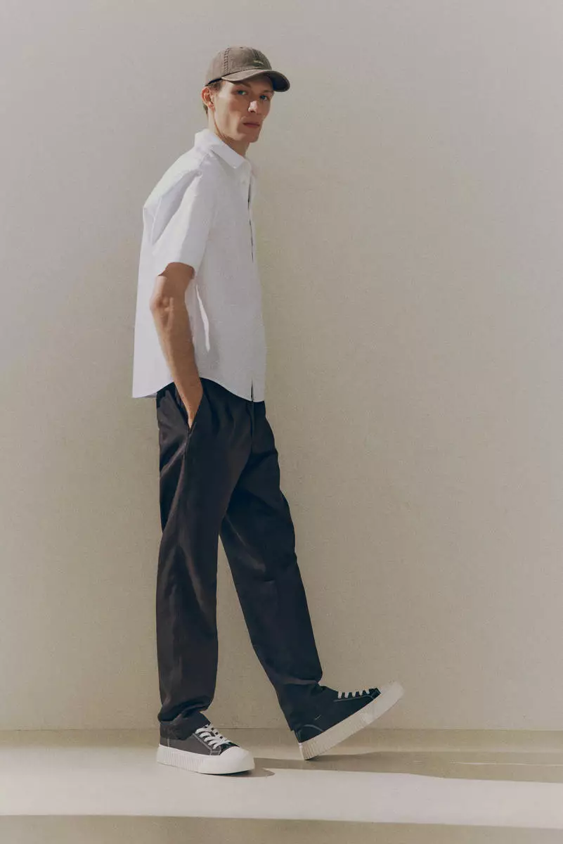 Regular Fit Short-sleeved Oxford shirt