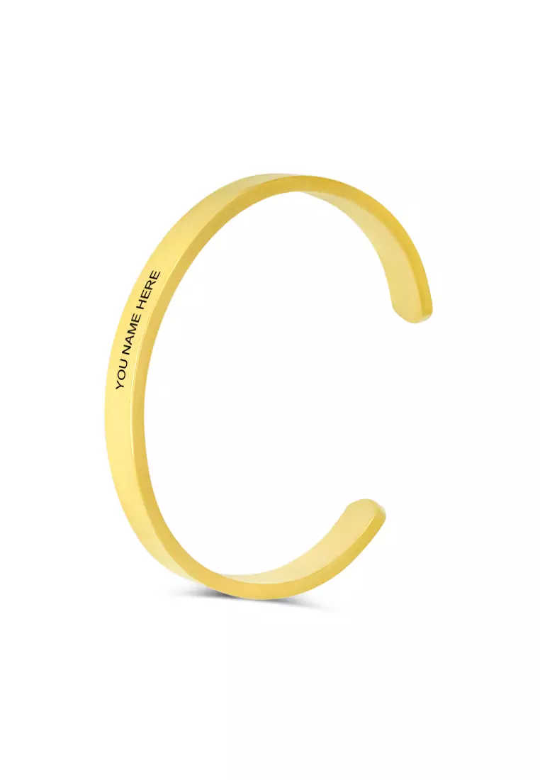 網上選購Summer Love Sleek Cuff Bangle For Him 2023 系列| ZALORA香港