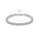 Glamorousky white Simple Bright Geometric Round Bead Cubic Zirconia Bracelet 17cm 582CAAC0463927GS_2