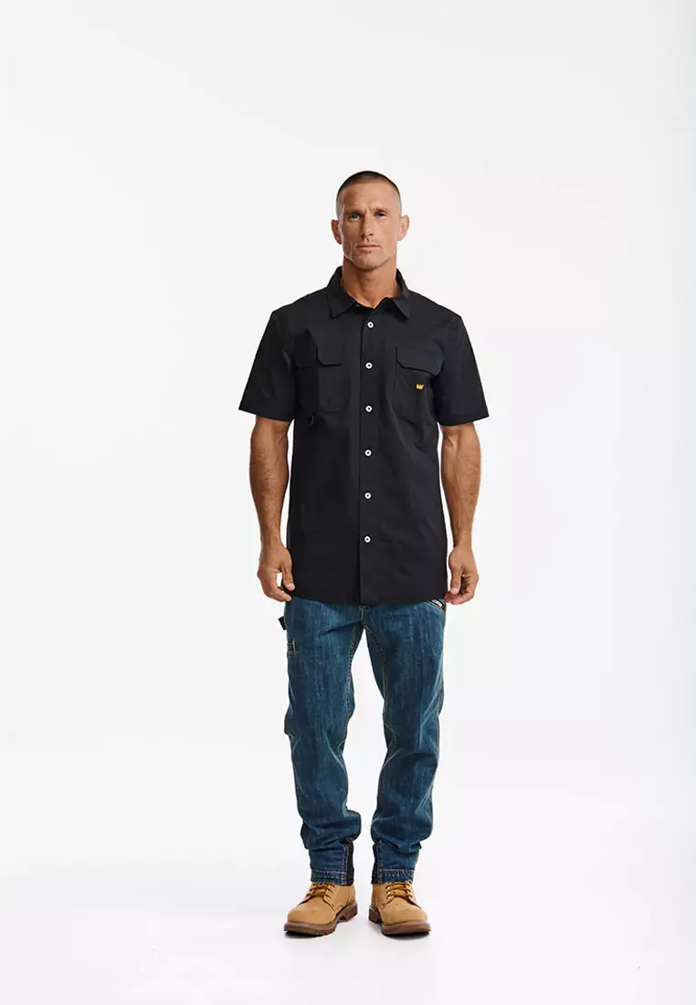 Men's Ripstop Work Shirt - Black (1020006-10158)