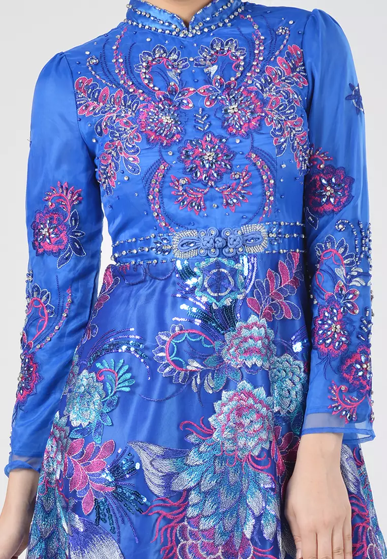 Bibiq Gamis Tile Bordir