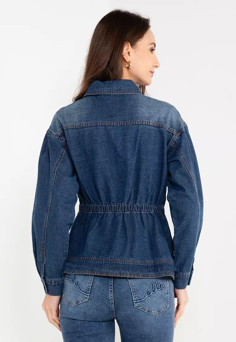 ELLE Denim Jacket 2024 Buy ELLE Online ZALORA Hong Kong