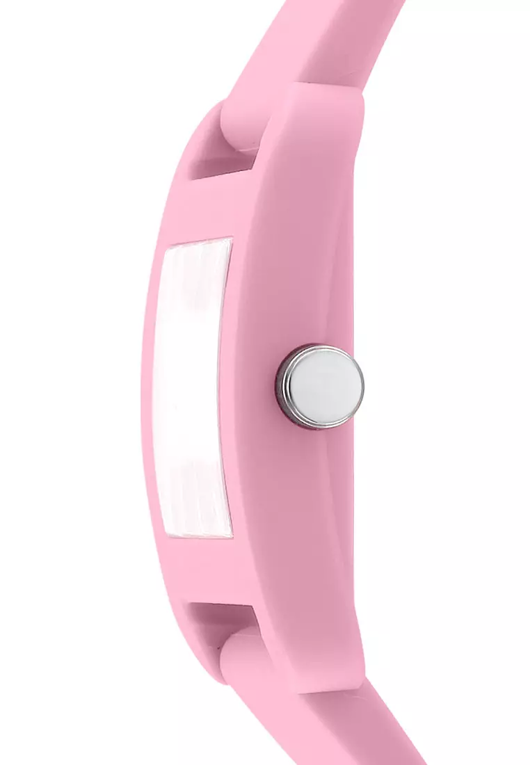 DKNY City Sport Pink Rubber Analog Quartz Watch For Women DK1L002P0045