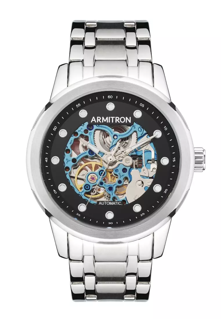 Buy Armitron Armitron Automatic 45mm Watch Silver 20 5330BISV