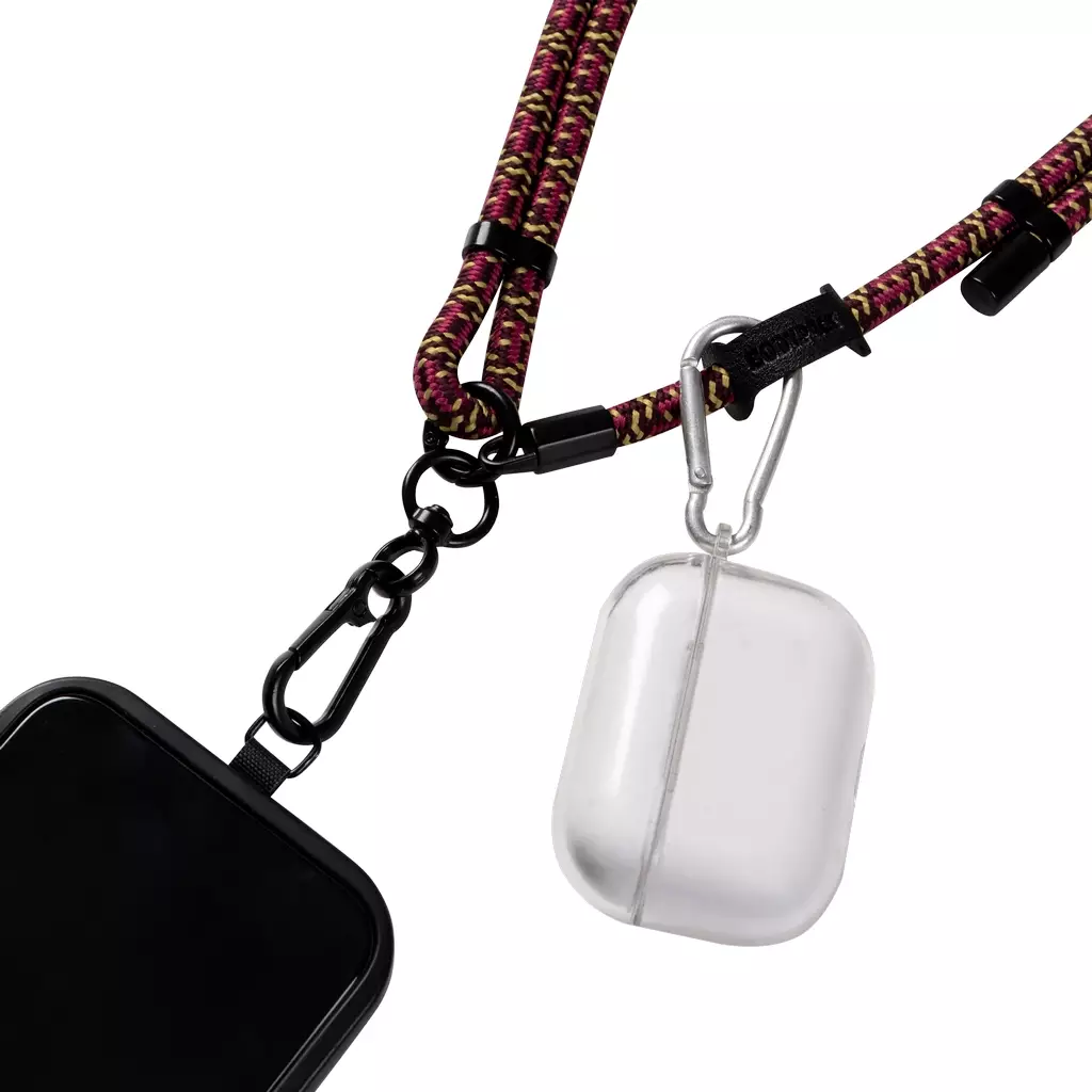 Traipse Lanyard Strap Tali Gantungan Hp Praktis - Ungu Hijau