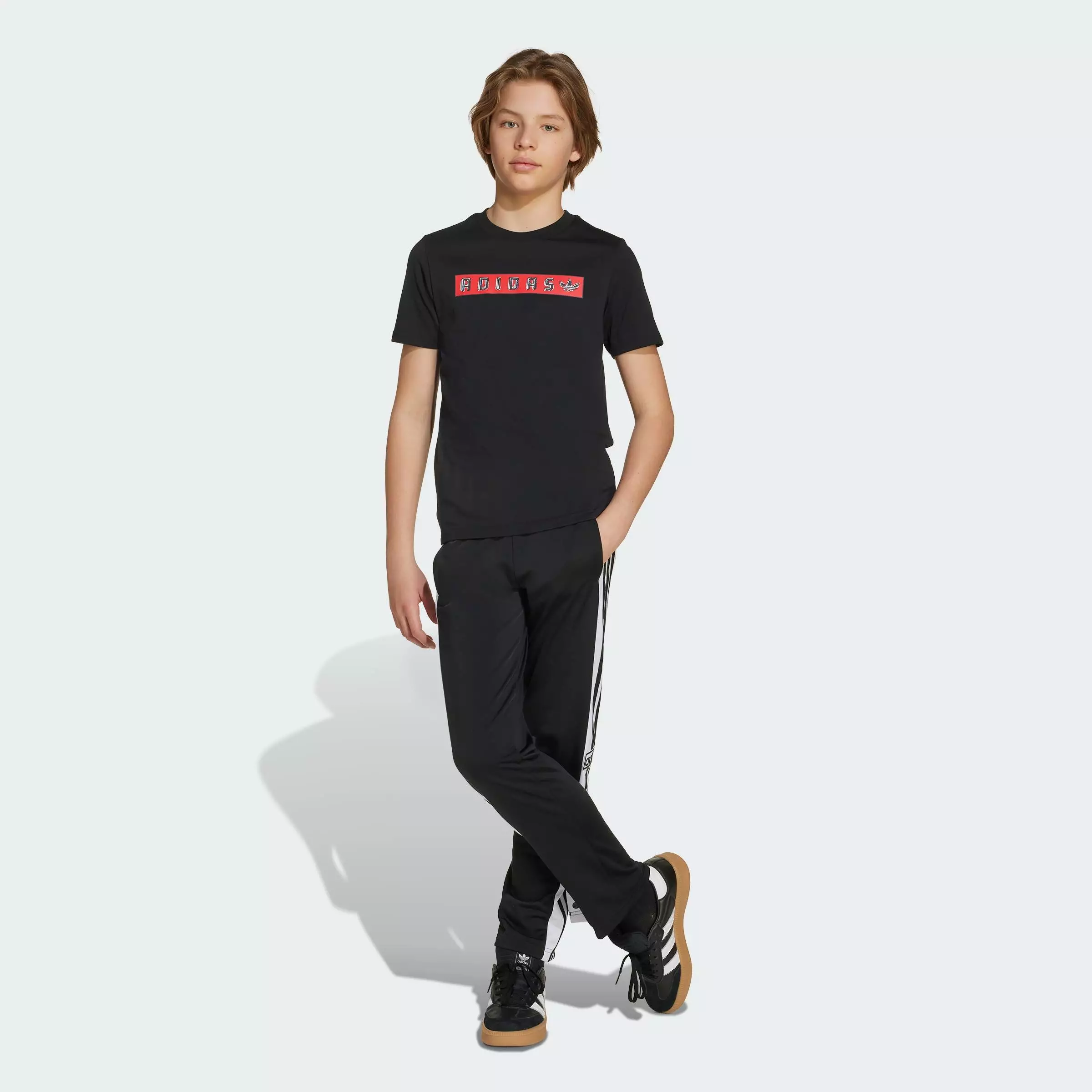 Lifestyle Graphic Tee Kids Unisex Black JY2822