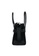 MICHAEL KORS black Michael Kors Medium Carmen 35S2SNMS8L Flap Satchel Bag In Black With Silver Hardware 7A8ECAC1C6C380GS_2