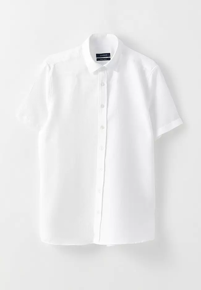 Buy LC WAIKIKI Regular Fit Short Sleeve Twill Shirt Online | ZALORA ...