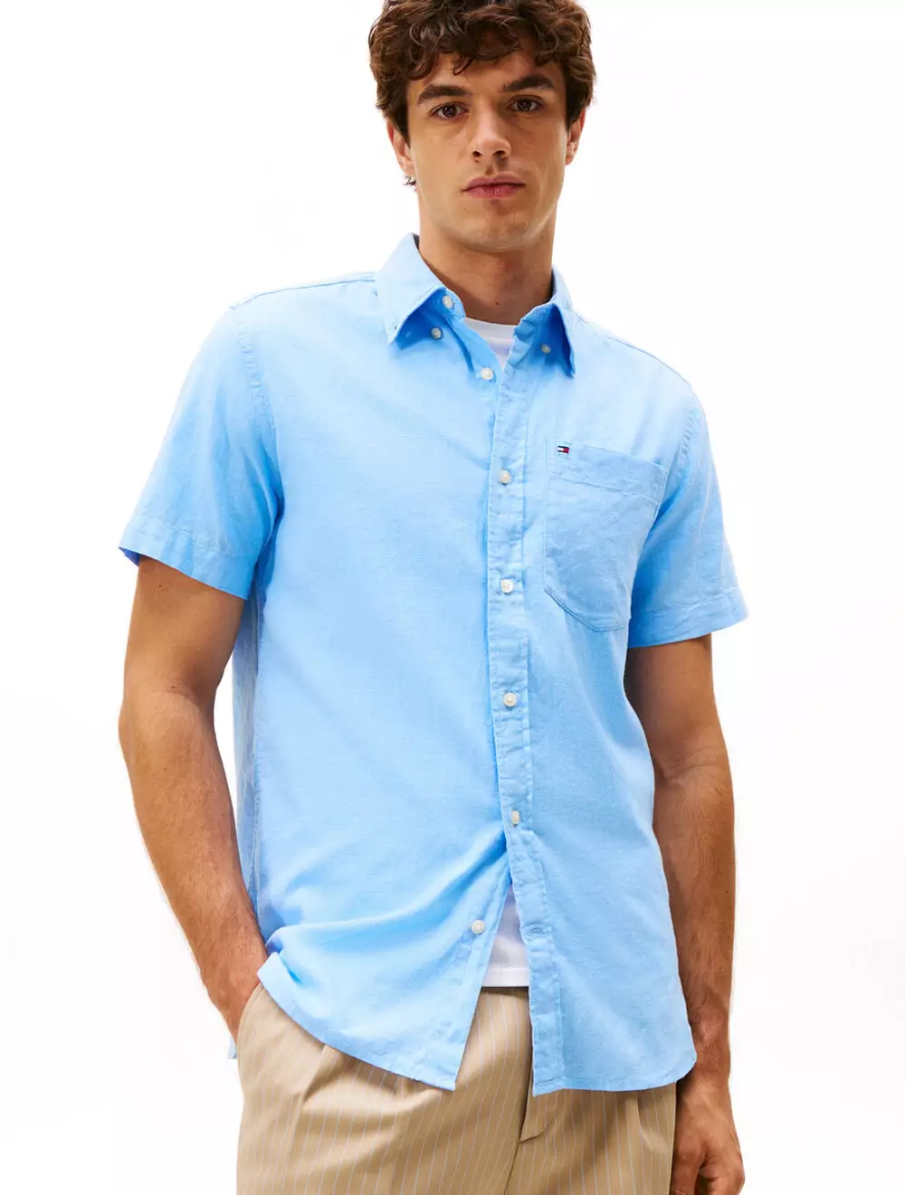 Jual Tommy Hilfiger Tommy Hilfiger M PIGMENT DYE LINEN SLD SS