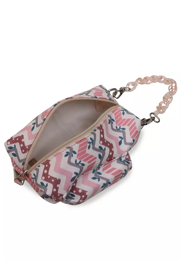 Firda Kantong Tisu 3 IN 1 Desain Simple Multi Color Dan Gambar Unik - Chevron Brown 274C