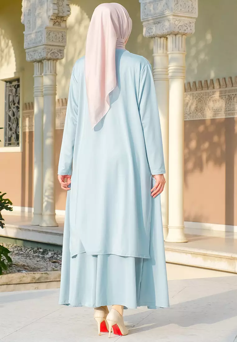 JV Hasanah Set Rok Tunik Rayon | Setelan Tunik Rayon Jumbo