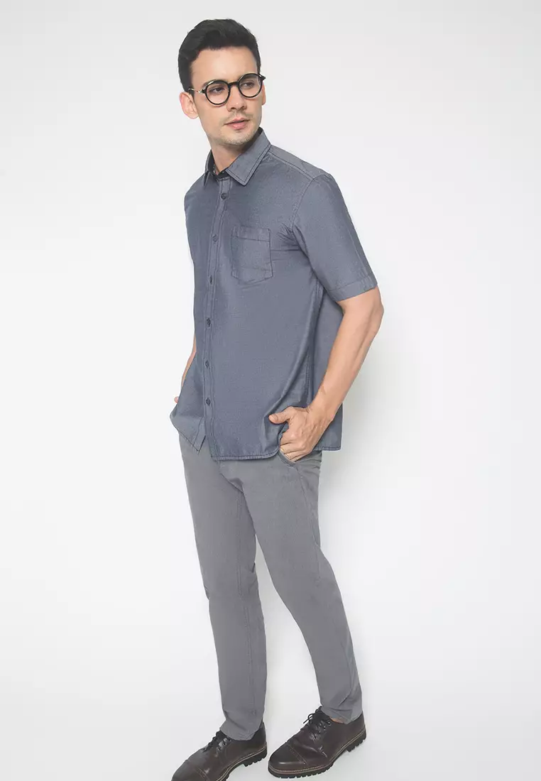 LGS - Celana Panjang Casual - Abu - Regular Fit - CCT.468.038.491.C