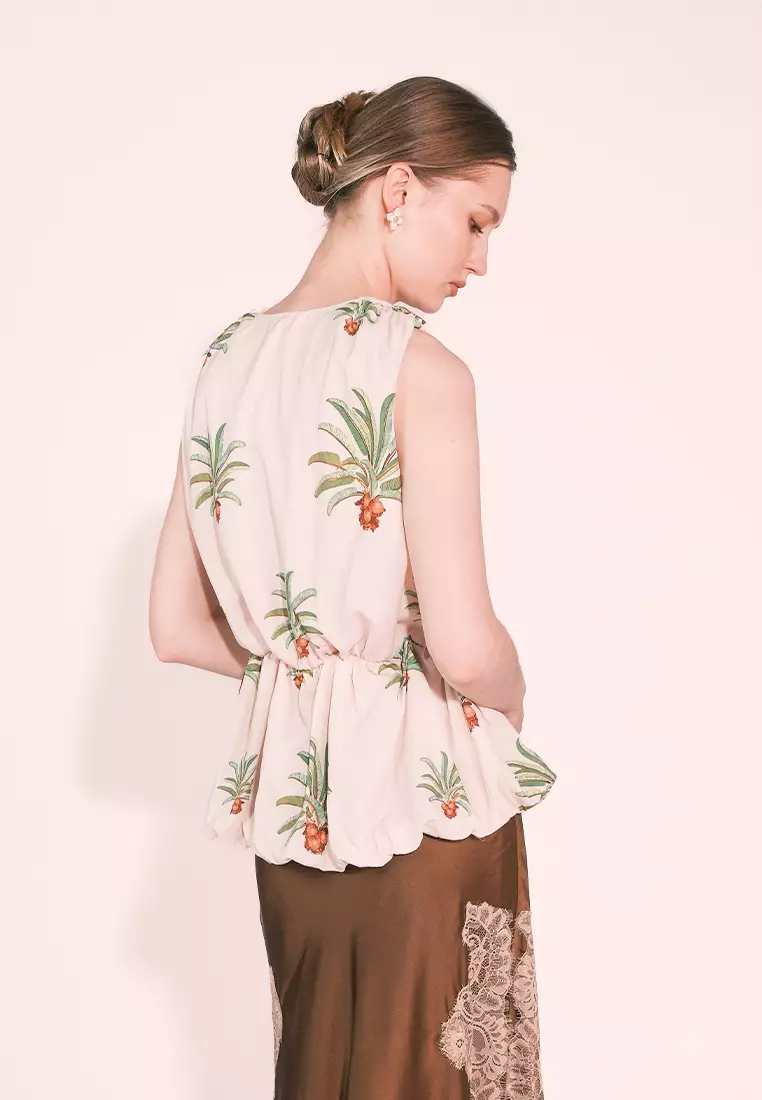 Casablanca Sleeveless Top