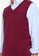 Gay Giano red V- Neck Cashmere Vest 85B23AAD201CD9GS_3