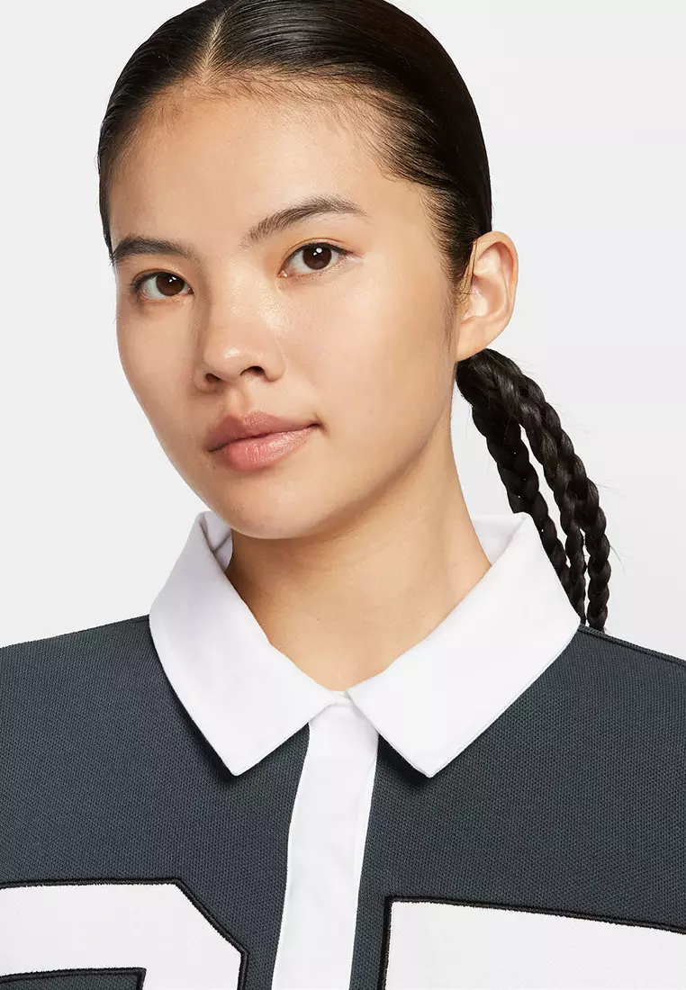 Sportswear Long-Sleeve Graphic Polo Top