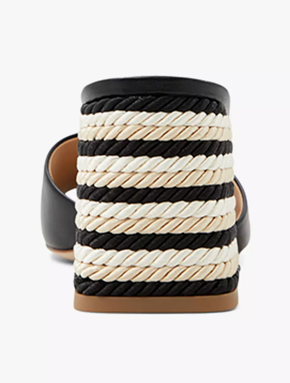 CHLOOE Mid Block Heel Sandal - Black