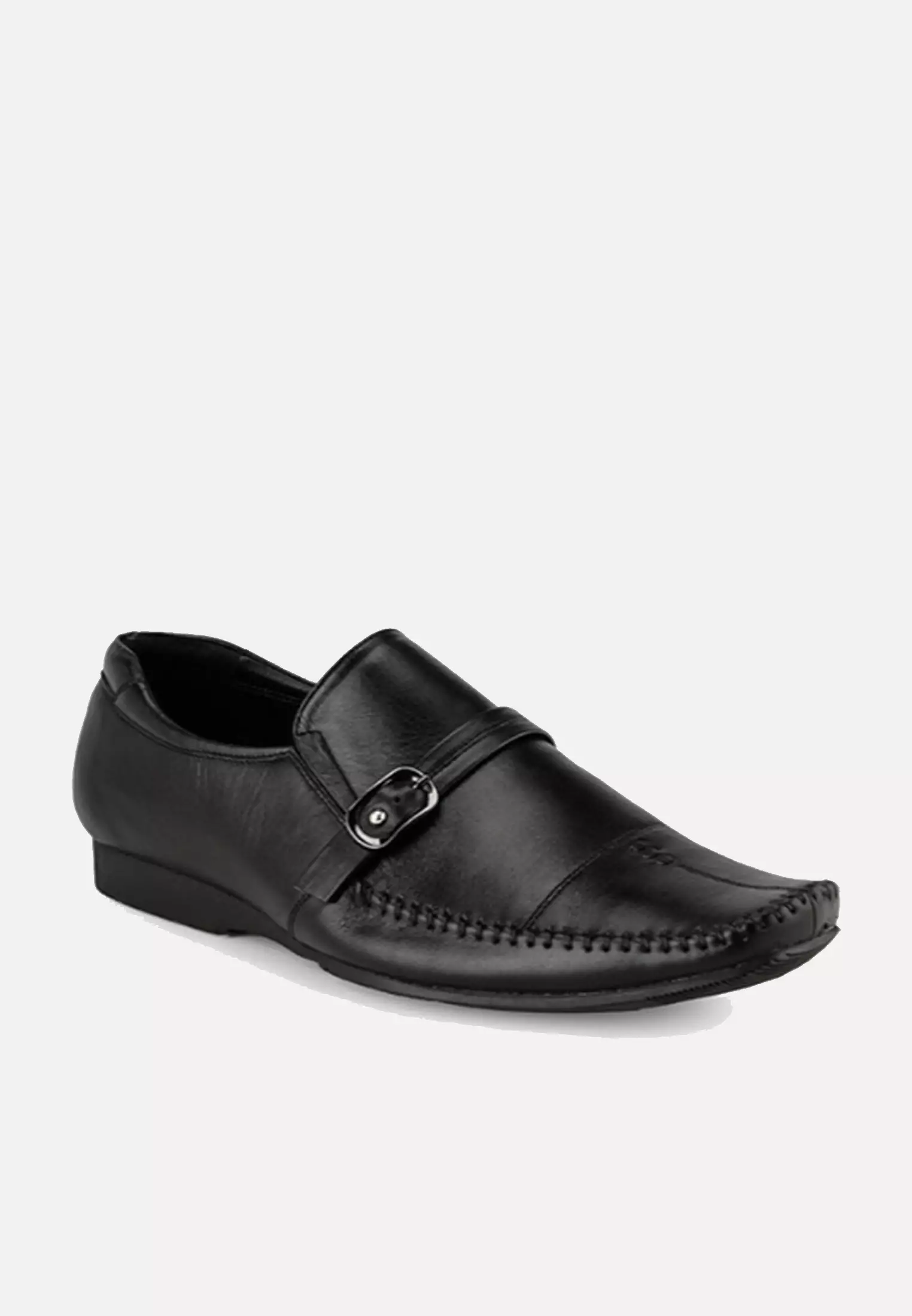Archer Sepatu Loafer Semi Formal Pria Slip On  Cow Leather - Black