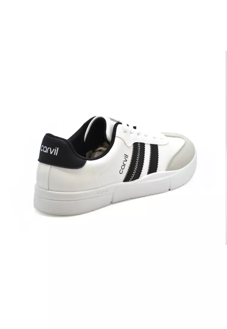 Carvil Sepatu Pria Osca-LM White/Black