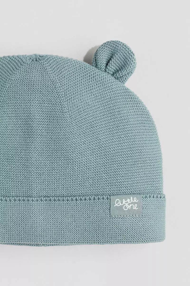 Cotton-knit beanie