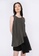 SALIENT LABEL green Raelyn Front Draped Panel Top - Dark Olivine 2BE4EAAD4034E2GS_2