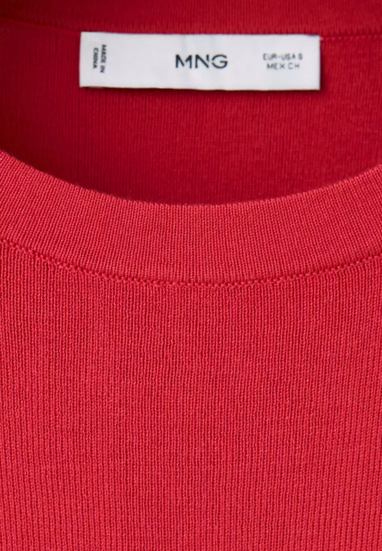 Short-Sleeved Knitted T-Shirt