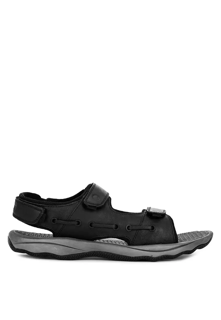 Buy Sperry Men s Rivington Leather Strap Sandal Black 2024 Online