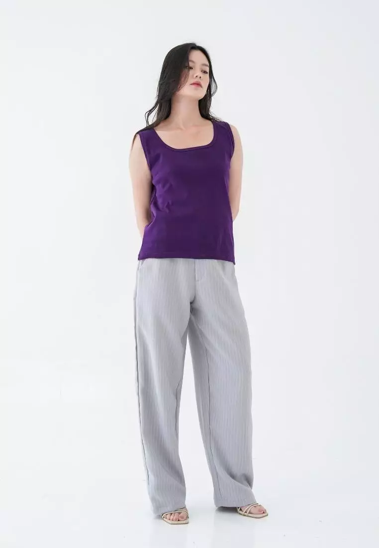 Mille fleur maddison tanktop purple