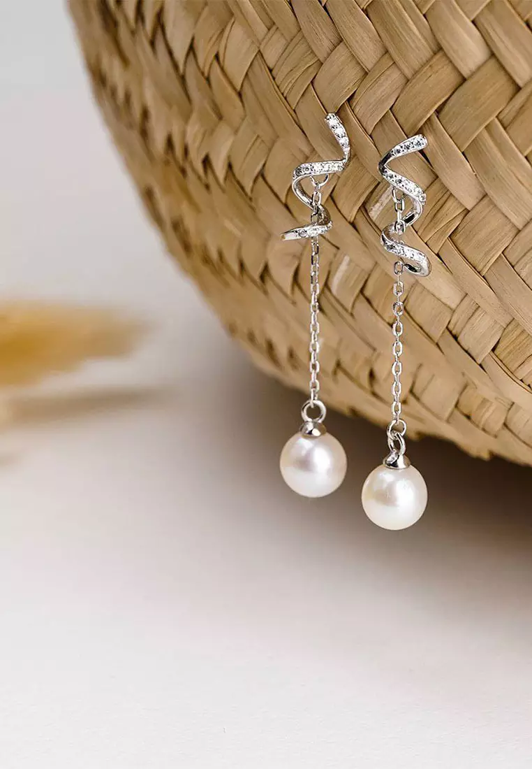 Buy Pearly Lustre Pearly Lustre Elegant Freshwater Pearl Earrings ...