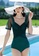 A-IN GIRLS green (2PCS) Elegant Mesh One Piece Swimsuit Set 0BFC7US1F45453GS_5