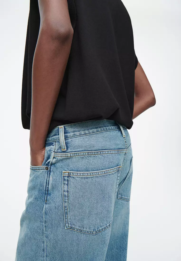 パンツ COS VOLUME JEANS WIDE 26 VOLUME WIDE-LEG JEANS - TRUE BLUE | COS