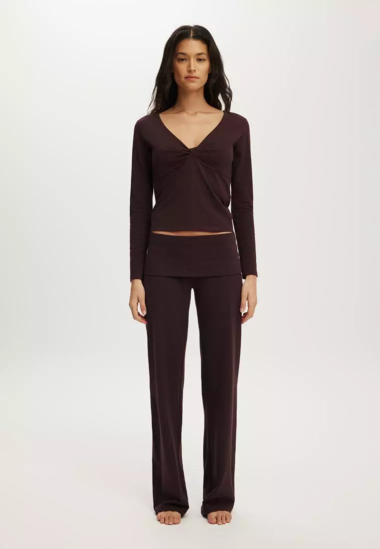 Dreamy Soft Roll Waist Pants