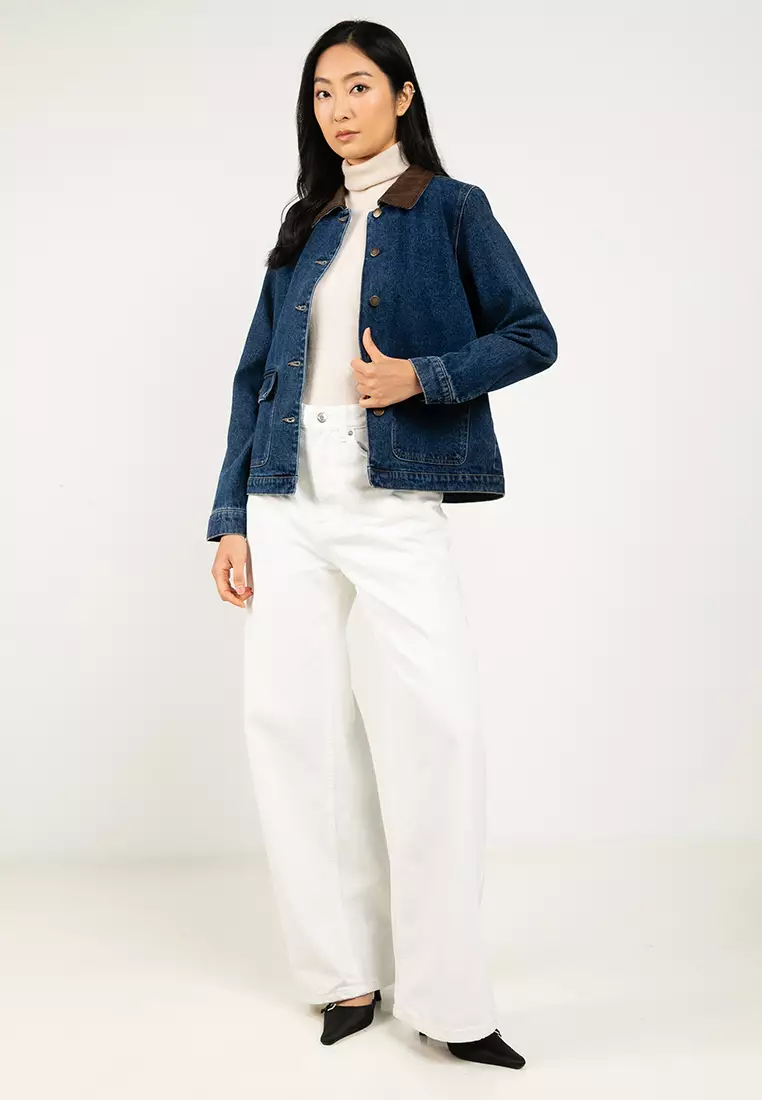 Ella Pocket Long Sleeves Denim Jacket