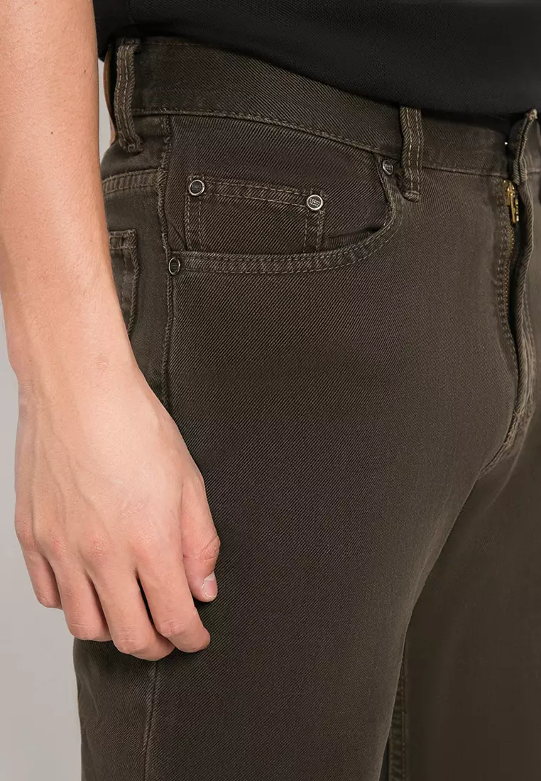 LGS - Jeans - Celana Panjang - Warna Coklat Gelap - LEJT.052.388V.081.7C