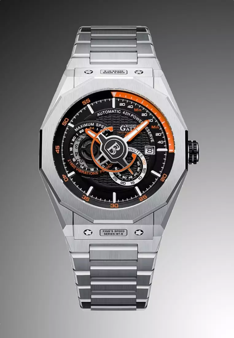 BONEST GATTI™ Automatic Unisex Stainless Steel Watch, Stainless Steel Bracelet