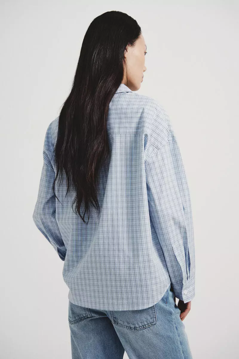 Cotton poplin shirt