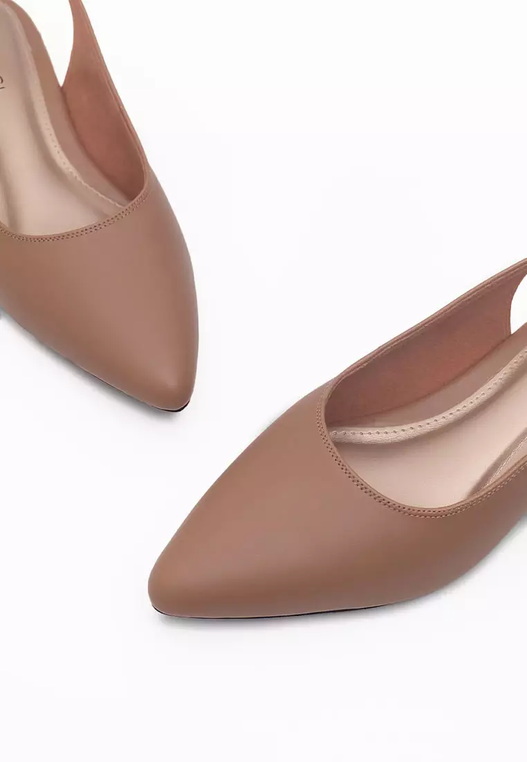 VIVI NICI - Celline Sepatu Sandal Mules 3 Cm Milk Coffee