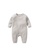 AKARANA BABY grey Quality Newborn Baby Long Sleeve Bodysuit / Baby Sleepwear One-Piece Double Sided Dupion Cotton - Grey F04E7KAAC9B0B8GS_1