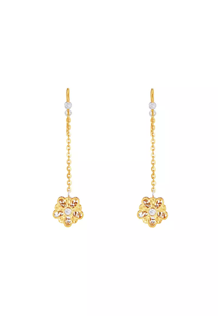 Gold ki earrings sale
