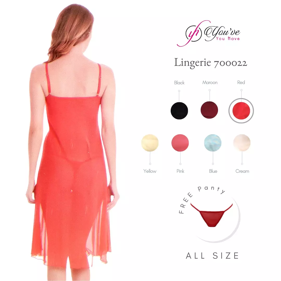 You've (You Have) Set Lingerie Daster Baju Tidur Wanita Dress Tidur Seksi 700022