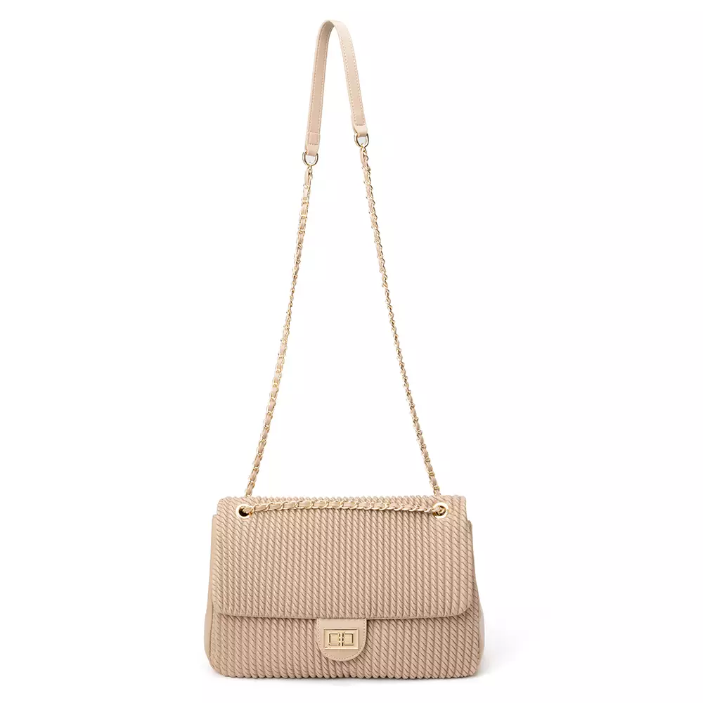 Palomino Frista Shoulderbag Wanita Warna Khaki